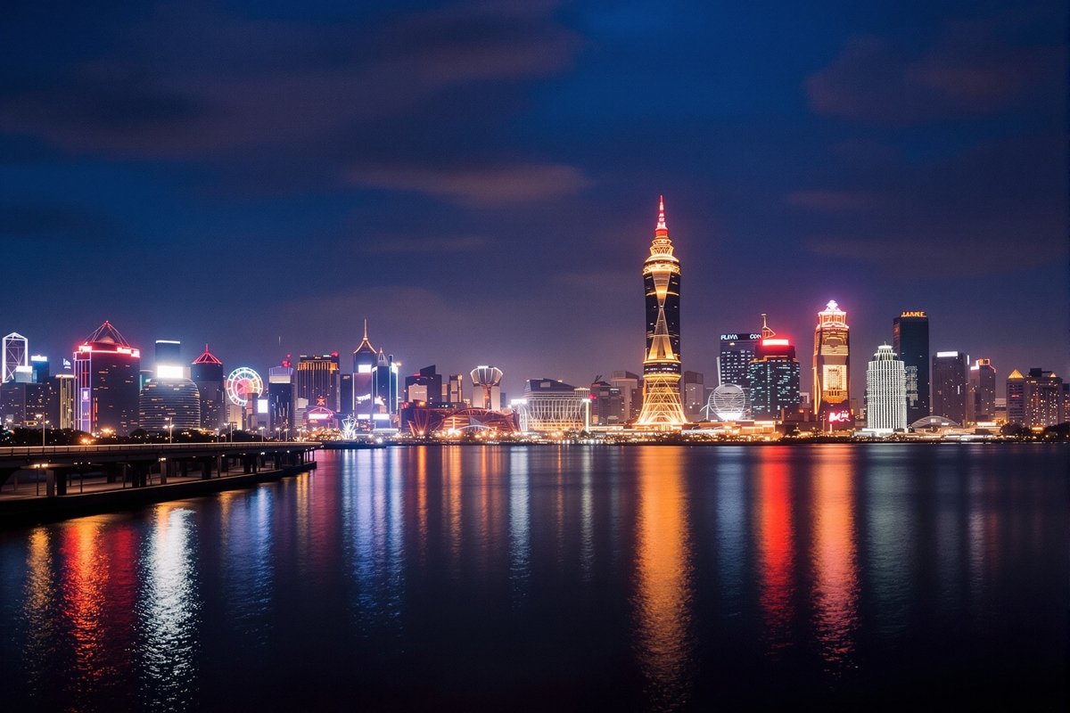 广州城市夜景，爱情发生的地方