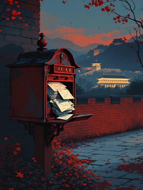 影片《未寄出的信》海报，发生在西安的爱情电影作品