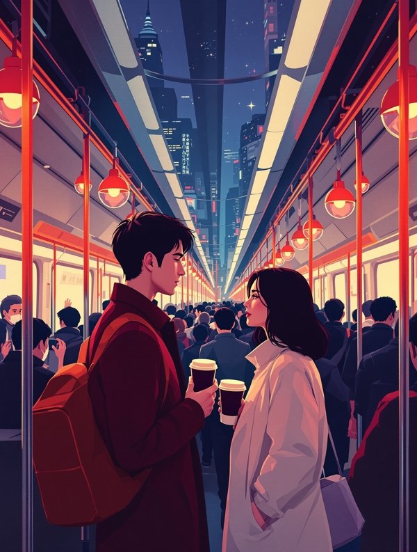 影片《恋爱进行时》海报，发生在深圳的都市情感剧作品