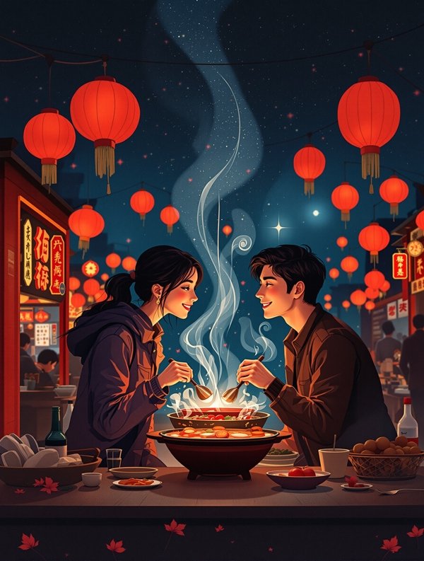 影片《心跳瞬间》海报，发生在成都的都市情感剧作品